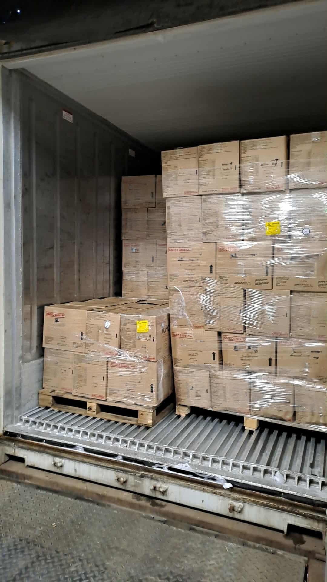 photo conteneur avant dépotage